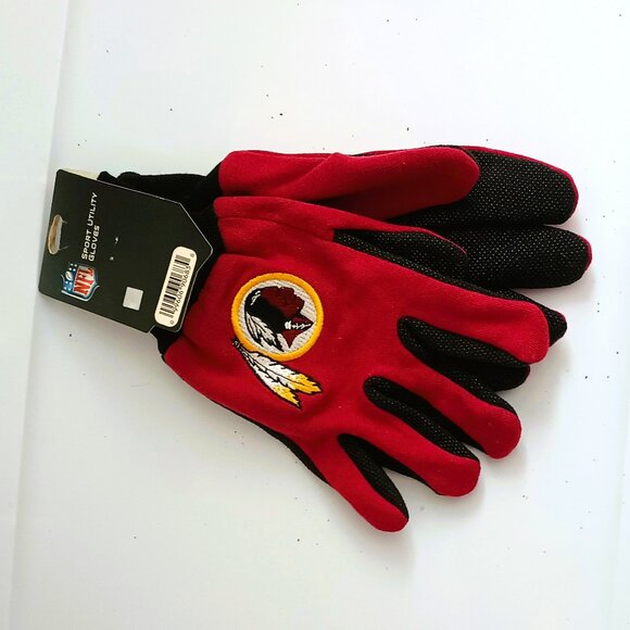 NFL Washington Sport Utility Gloves Men's No Slip Gripper - Picture 1 of 5